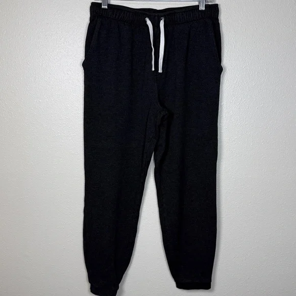 Free Fly Heritage Fleece Bamboo Jogger Sweatpant Mens M Charcoal Lounge Cozy - Picture 1 of 15